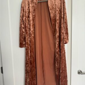 Velvet cardigan